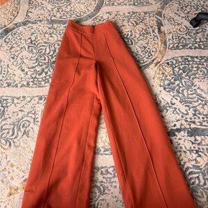 House of CB London Vibrant  Rust Wide Leg Pants XS